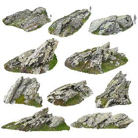 Rocky Cliffs Pack 10 3D model